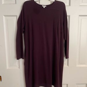 Wine J Jill Pure Jill Tunic with pockets